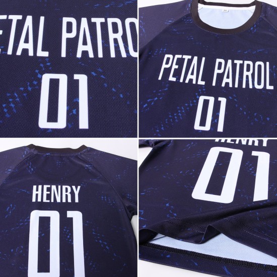 Weiß-Schwarz Lila Jersey Sublimation Fußball Dark Uniform Custom