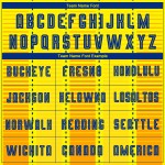 Benutzerdefinierte Royal-Orange Uniform Trikot Fußball Sublimation Gold