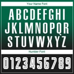 Fade Green Fashion Langarm-Trikot für Fußball-Sublimationstrikots in Weiß und Schwarz, benutzerdefinierte Uniform