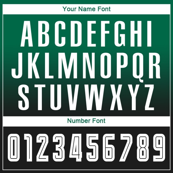 Fade Green Fashion Langarm-Trikot für Fußball-Sublimationstrikots in Weiß und Schwarz, benutzerdefinierte Uniform