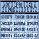 Blau Fußball Custom Geometrische Formen Sublimation Uniform Schwarz Licht Jersey