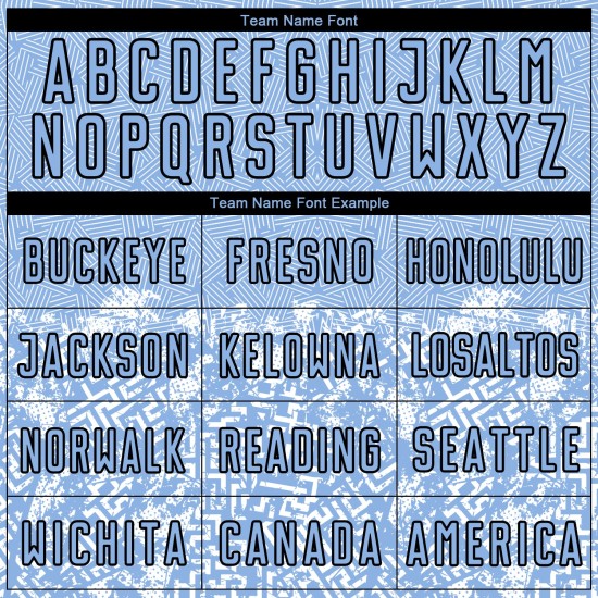 Blau Fußball Custom Geometrische Formen Sublimation Uniform Schwarz Licht Jersey