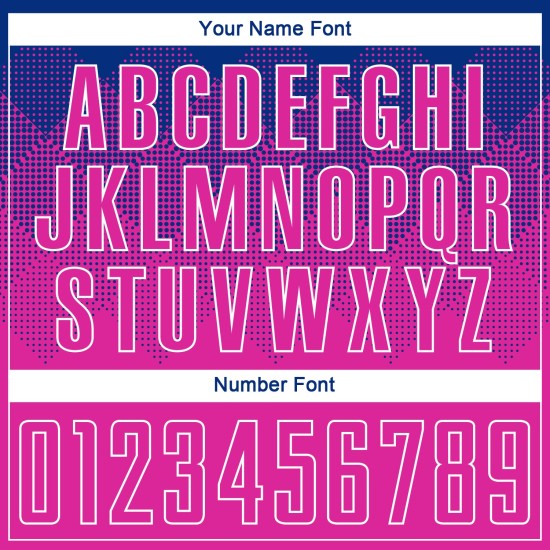 Pink-Weiß Deep Royal Jersey Custom Uniform Fußball Sublimation