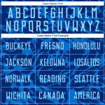 Benutzerdefiniertes Trikot Royal Sublimation Hellblaue Fußballuniform