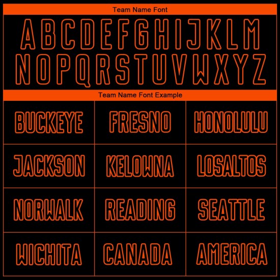 Fußball Schwarz Jersey Orange Uniform Sublimation Custom