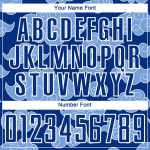 Uniform Custom Pattern Royal Sublimation Cloud Soccer Weiß Trikot