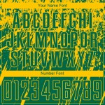 Grüne Sublimation Jersey Custom Gelb Kelly Uniform Fußball