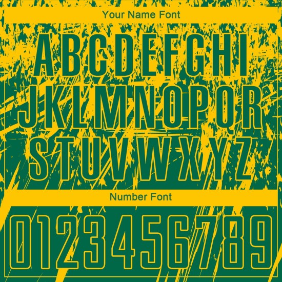 Grüne Sublimation Jersey Custom Gelb Kelly Uniform Fußball