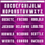 Uniform Fußball Sublimation Weiß-Rosa Custom Lila Trikot