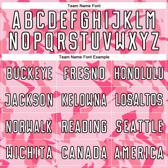 Benutzerdefinierte geometrische Sublimation Uniform Jersey Licht Fußball Muster Schwarz-Pink Abstrakt Rosa