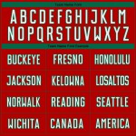 Mode Custom Sublimation Green Jersey Fußball Weiß-Kelly Uniform Nadelstreifen Fade Red