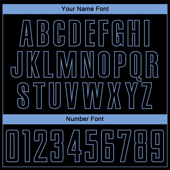 Blue-Royal Fußball Custom Jersey Sublimation Uniform Hellschwarz