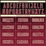 Crimson-Creme Jersey Sublimation Fußball Schwarz Custom Uniform