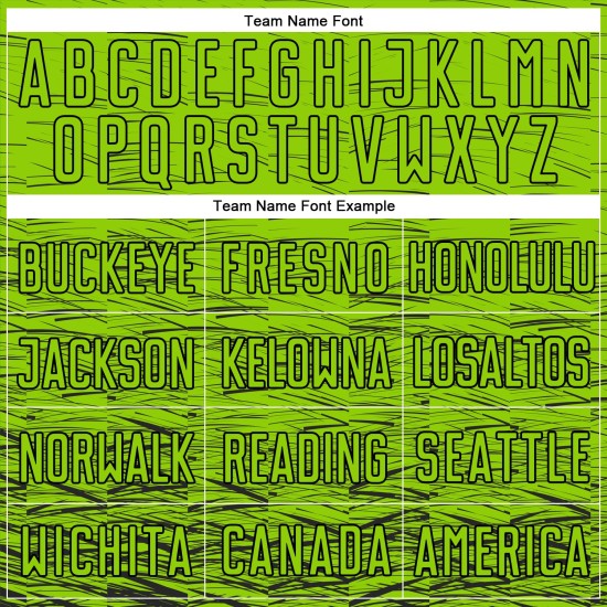 Sublimation Schwarzes Trikot Benutzerdefinierte Uniform Grün Neon Fußball