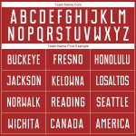 Uniform Custom Jersey Sublimation Weiß Fußball Rot