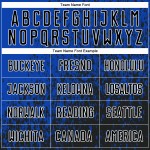 Kunst Custom Uniform Blau Sublimation Thunder Schwarz-Weiß Abstrakte Fußball Jersey Fragment