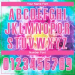 Sublimation Jersey Rosa-Weiß Uniform Dye Tie Custom Fußball