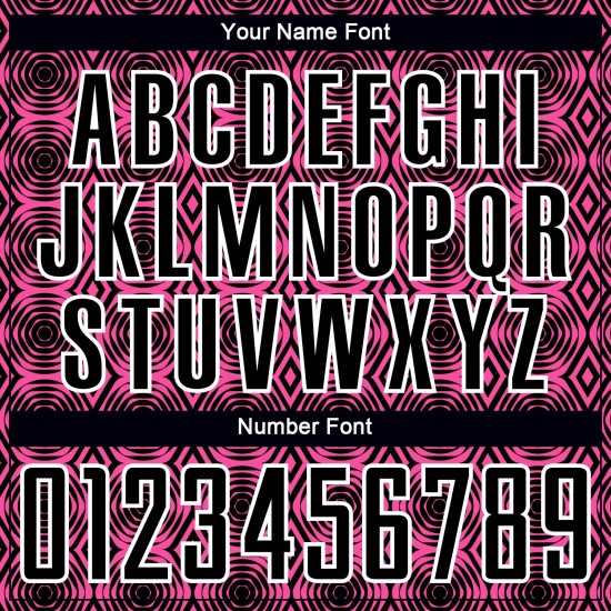 Formen Jersey Custom Fußball Geometrische Sublimation Rosa Schwarz-Weiß Uniform