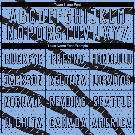 Benutzerdefinierte Licht Jersey Fußball Blau Uniform Sublimation Linien Punkte Und Schwarz