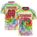 Jersey Uniform Custom Krawatte Fußball Rot-Weiß Dye Sublimation