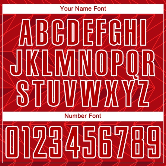 Trikot Uniform Weiß Benutzerdefinierte Rot Fußball Sublimation