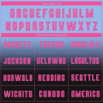 Mode Licht Sublimation Rosa-Schwarz Lange Custom Fade Blau Jersey Ärmel Fußball Uniform