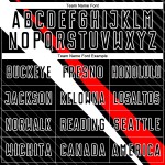 Fußball Sublimation Rot-Weiß Linien Jersey Schwarz Uniform Custom Diagonal