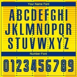 Benutzerdefinierte Royal-Orange Uniform Trikot Fußball Sublimation Gold