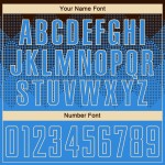 Braune Uniform Blau-Creme Fußball Sublimation Jersey Pulver Custom