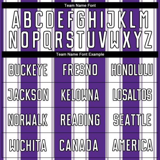 Benutzerdefinierte Fußball Weiß-Schwarz Lila Uniform Linie Jersey Sublimation