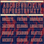 Creme Jersey Crimson Navy-City Uniform Fußball Custom Sublimation